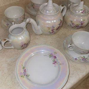 DULEVO PORCELAIN RUSSIAN Tea Set